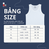 Áo ba lỗ, Tank Top 100% Cotton thoáng mát Melange MC.41.002