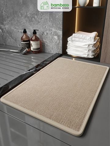 Thảm Lau Chân BAMBOOO ECO Chống Trượt Siêu Thấm Hút Thiết Kế Tinh Tế Cho Mọi Nhà