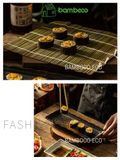 Mành Tre Cuộn Cơm BAMBOOO ECO Dụng CụCuộn Kimbap Dùng Trong Nhà Bếp Gia Đình Nhà Hàng