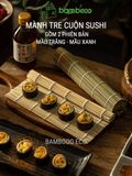 Mành Tre Cuộn Cơm BAMBOOO ECO Dụng CụCuộn Kimbap Dùng Trong Nhà Bếp Gia Đình Nhà Hàng