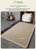 Thảm Lau Chân BAMBOOO ECO Chống Trượt Siêu Thấm Hút Thiết Kế Tinh Tế Cho Mọi Nhà