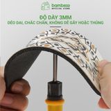 Miếng lót cốc nồi BAMBOOO ECO cách nhiệt chống trầy mặt bàn