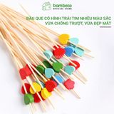 Tăm xiên tre đa năng BAMBOOO ECO trang trí cocktail, hoa quả