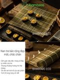 Mành Tre Cuộn Cơm BAMBOOO ECO Dụng CụCuộn Kimbap Dùng Trong Nhà Bếp Gia Đình Nhà Hàng