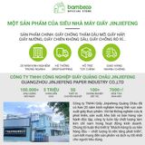 Giấy nến chống tràn 360° túi 500 tờ BAMBOOO ECO dùng cho ly nhựa 1 lần đựng cafe, trà sữa , chè