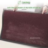 Thảm Cửa Chùi Chân Bambooo Eco Làm Sạch Bụi Nhanh, Chống Trượt Tuyệt Đối, Sang Trọng & Dễ Giặt