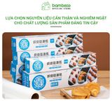 Giấy nến nướng chống dính - chịu nhiệt 220°c BAMBOOO ECO không mùi, chống thấm dầu, hộp có răng cưa