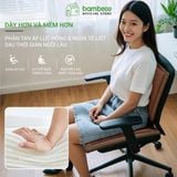 Đệm ngồi chống nóng thoáng khí BAMBOOO ECO  hình vuông chống trơn trượt mềm mại