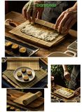 Mành Tre Cuộn Cơm BAMBOOO ECO Dụng CụCuộn Kimbap Dùng Trong Nhà Bếp Gia Đình Nhà Hàng