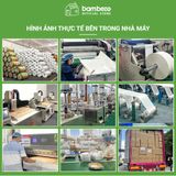 Giấy nến chống tràn 360° túi 500 tờ BAMBOOO ECO dùng cho ly nhựa 1 lần đựng cafe, trà sữa , chè