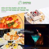 Tăm xiên tre đa năng BAMBOOO ECO trang trí cocktail, hoa quả