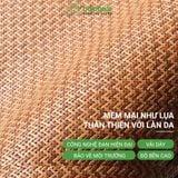 Đệm ngồi chống nóng thoáng khí BAMBOOO ECO  hình vuông chống trơn trượt mềm mại