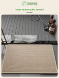 Thảm Lau Chân BAMBOOO ECO Chống Trượt Siêu Thấm Hút Thiết Kế Tinh Tế Cho Mọi Nhà
