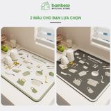 Thảm mặt bếp BAMBOOO ECO thấm hút nhanh, chống trượt dễ lau chùi
