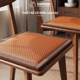Đệm ngồi chống nóng thoáng khí BAMBOOO ECO  hình vuông chống trơn trượt mềm mại