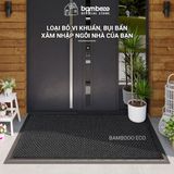 Thảm Cửa Chùi Chân Bambooo Eco Làm Sạch Bụi Nhanh, Chống Trượt Tuyệt Đối, Sang Trọng & Dễ Giặt