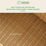 Giỏ nhựa giả mây BAMBOOO ECO đựng quần áo, đồ chơi, vật dụng gia đình, tủ kệ phòng khách, phòng ngủ