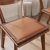 Đệm ngồi chống nóng thoáng khí BAMBOOO ECO  hình vuông chống trơn trượt mềm mại