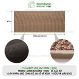 Thảm bếp 2024 sợi dệt thấm nước nhanh BAMBOOO ECO thảm trải sàn nhà bếp chống trơn trượt bằng cao su