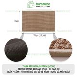 Thảm bếp 2024 sợi dệt thấm nước nhanh BAMBOOO ECO thảm trải sàn nhà bếp chống trơn trượt bằng cao su