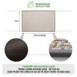 Thảm bếp 2024 sợi dệt thấm nước nhanh BAMBOOO ECO thảm trải sàn nhà bếp chống trơn trượt bằng cao su