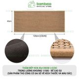 Thảm bếp 2024 sợi dệt thấm nước nhanh BAMBOOO ECO thảm trải sàn nhà bếp chống trơn trượt bằng cao su