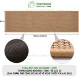 Thảm bếp 2024 sợi dệt thấm nước nhanh BAMBOOO ECO thảm trải sàn nhà bếp chống trơn trượt bằng cao su