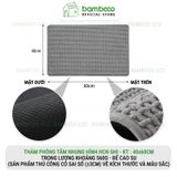Thảm Phòng Tắm Nhung Cao Cấp BAMBOOO ECO Siêu Thấm Hút , Dày Dặn Nhiều Lớp , Đế Cao Su Chống Trượt