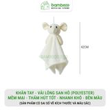 Khăn lau tay treo tường BAMBOO ECO mềm mại, siêu thấm hút, nhanh khô phù hợp cho nhà bếp, phòng tắm