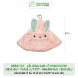 Khăn lau tay treo tường BAMBOO ECO mềm mại, siêu thấm hút, nhanh khô phù hợp cho nhà bếp, phòng tắm