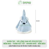 Khăn lau tay treo tường BAMBOO ECO mềm mại, siêu thấm hút, nhanh khô phù hợp cho nhà bếp, phòng tắm