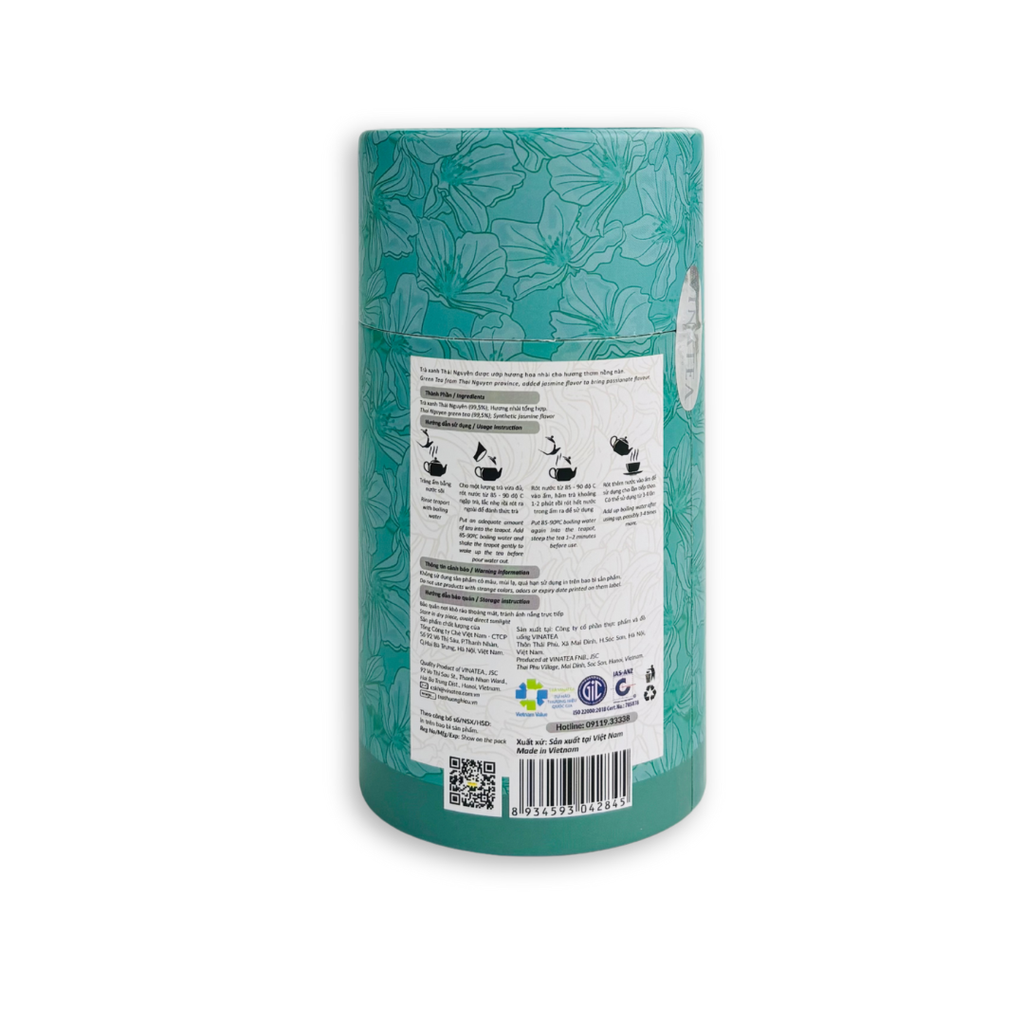 Trà Hương Nhài Lon Giấy 80g