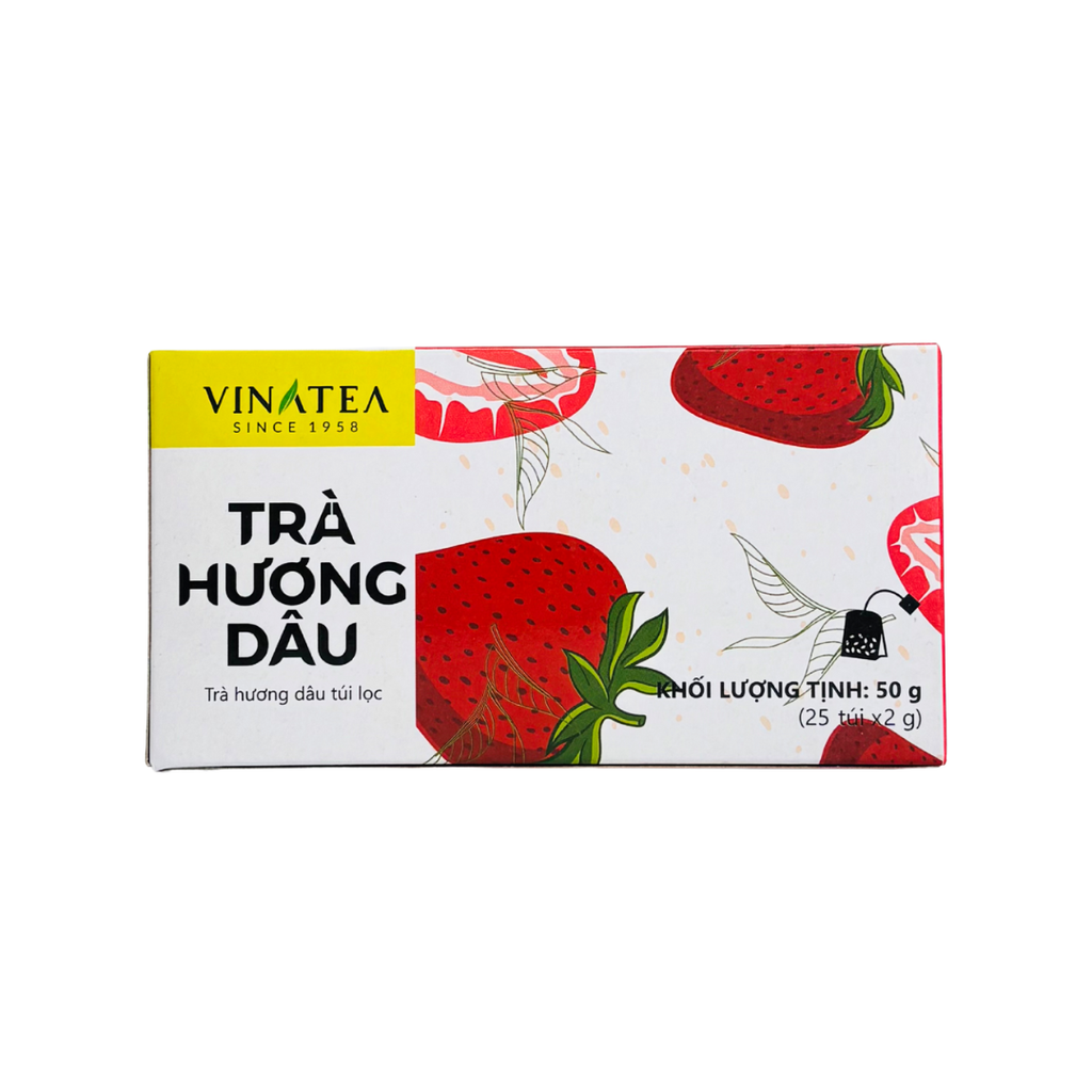 Trà Vinatea Hương Dâu Túi Lọc 50 g