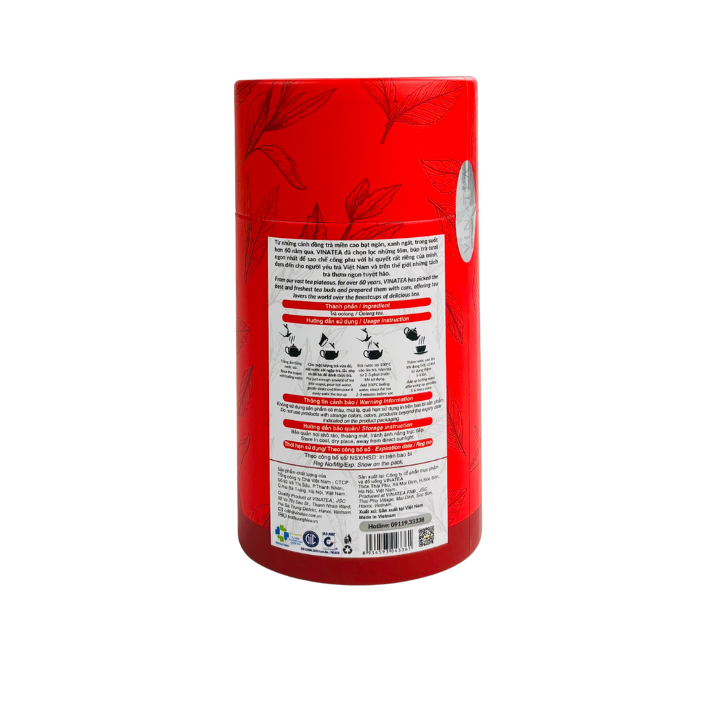 Trà Oolong lon giấy 80g