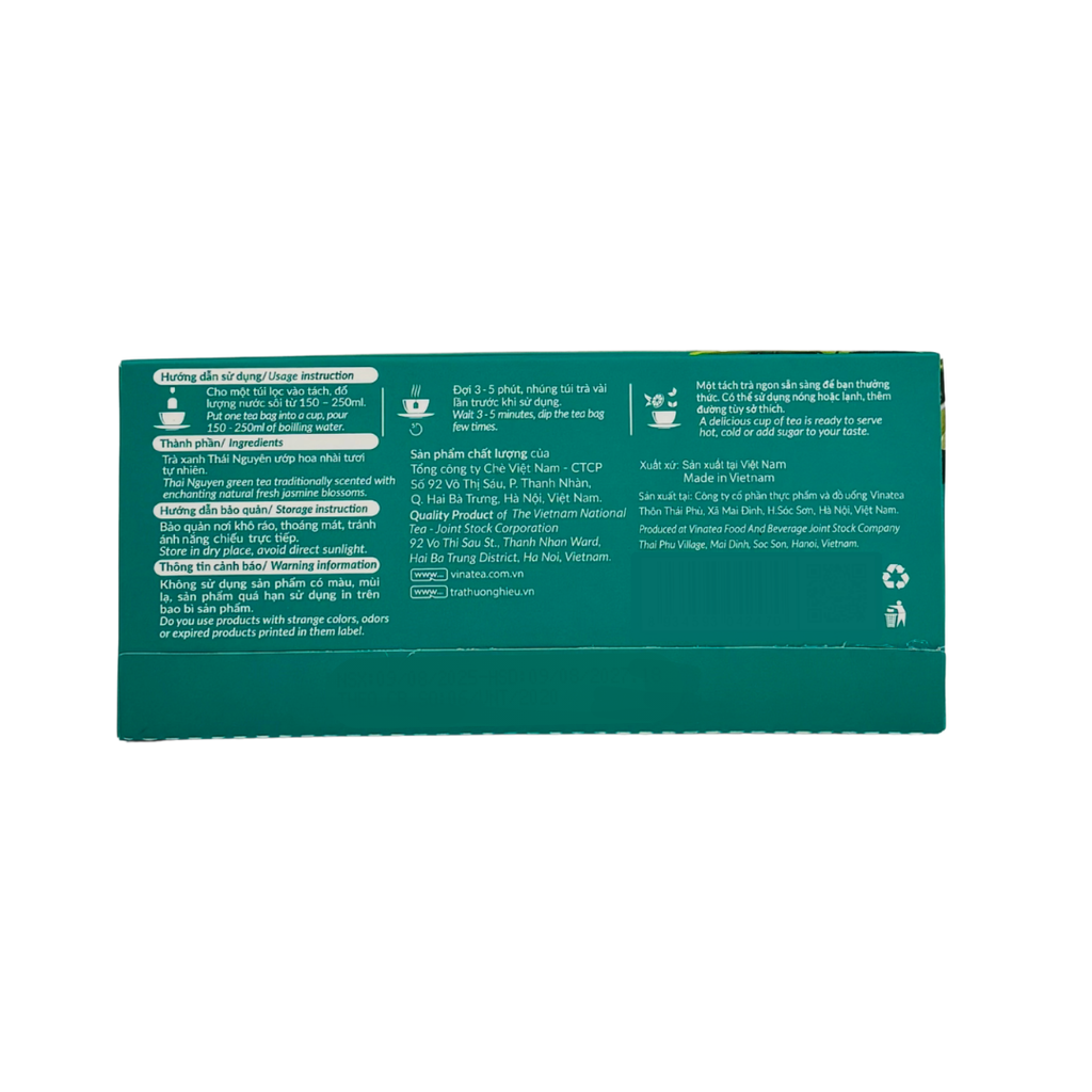 Trà Vinatea Hoa Nhài Túi Lọc 50 g