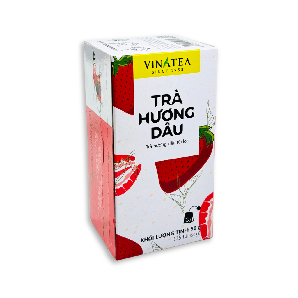 Trà Vinatea Hương Dâu Túi Lọc 50 g