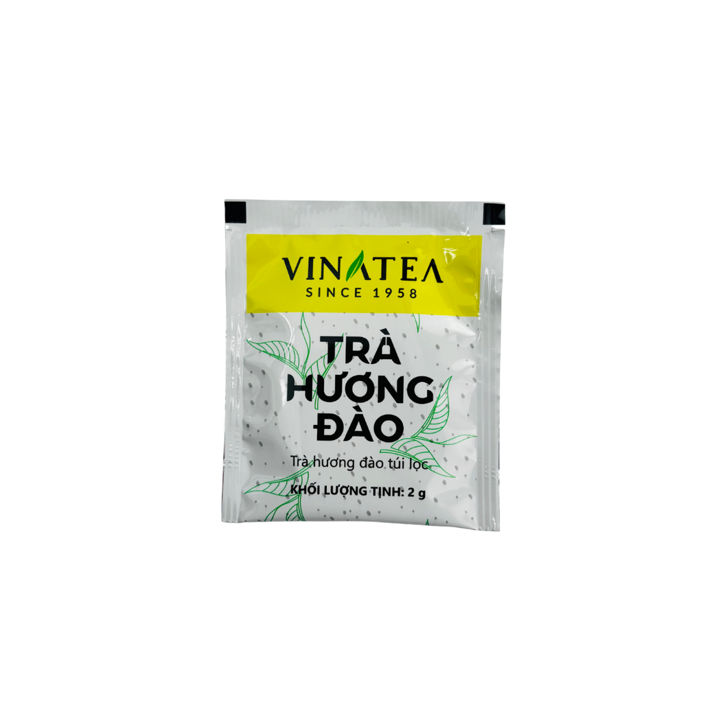 Trà Vinatea Hương Đào Túi Lọc 50 g