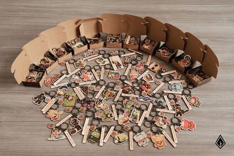 Móc khóa chùm sáng tạo | Thiết kế mix & match theo yêu cầu