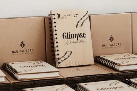 Sổ tay gỗ Maple | In theo yêu cầu ở nhiều vị trí