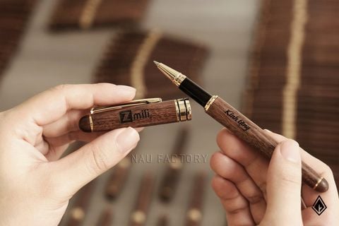 Bút gỗ Walnut | Khắc laser theo yêu cầu