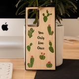 ốp lưng gỗ khắc laser Nau Factory