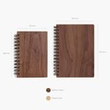 Sổ tay gỗ Walnut