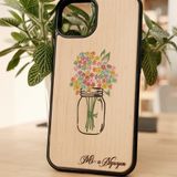 ốp lưng gỗ khắc laser Nau Factory