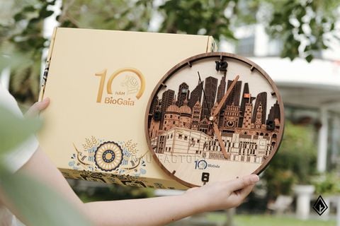 Đồng hồ gỗ kiến trúc | Điểm nhấn tòa nhà thương hiệu