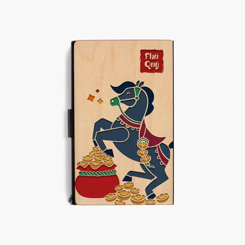 Hộp namecard | Kim mã phú quý
