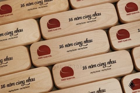 Set bút và hộp bút gỗ Maple | Khắc laser theo yêu cầu