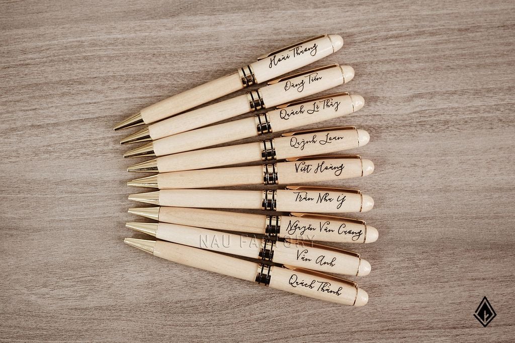 Bút gỗ Maple | Khắc tên cá nhân hóa theo yêu cầu