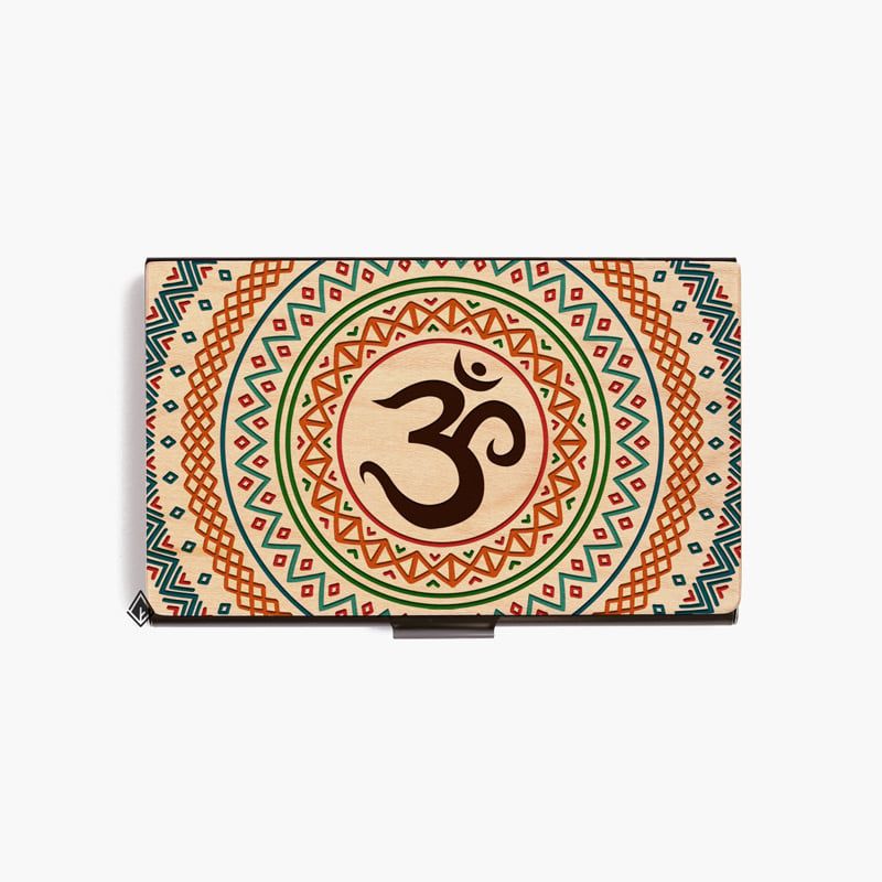 Hộp namecard | Chữ om hoạ tiết