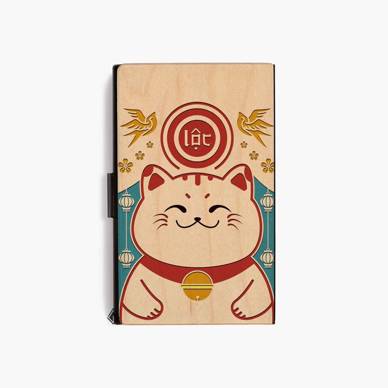 Hộp namecard | Mèo tài lộc