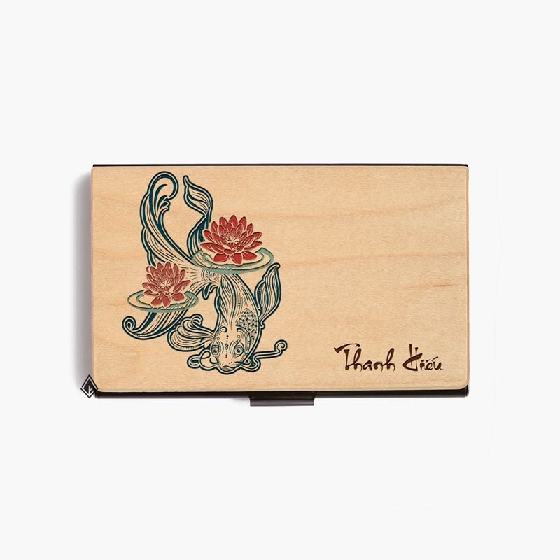 Hộp namecard | Cá chép hoa sen